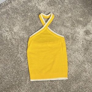 Halted knit top size S